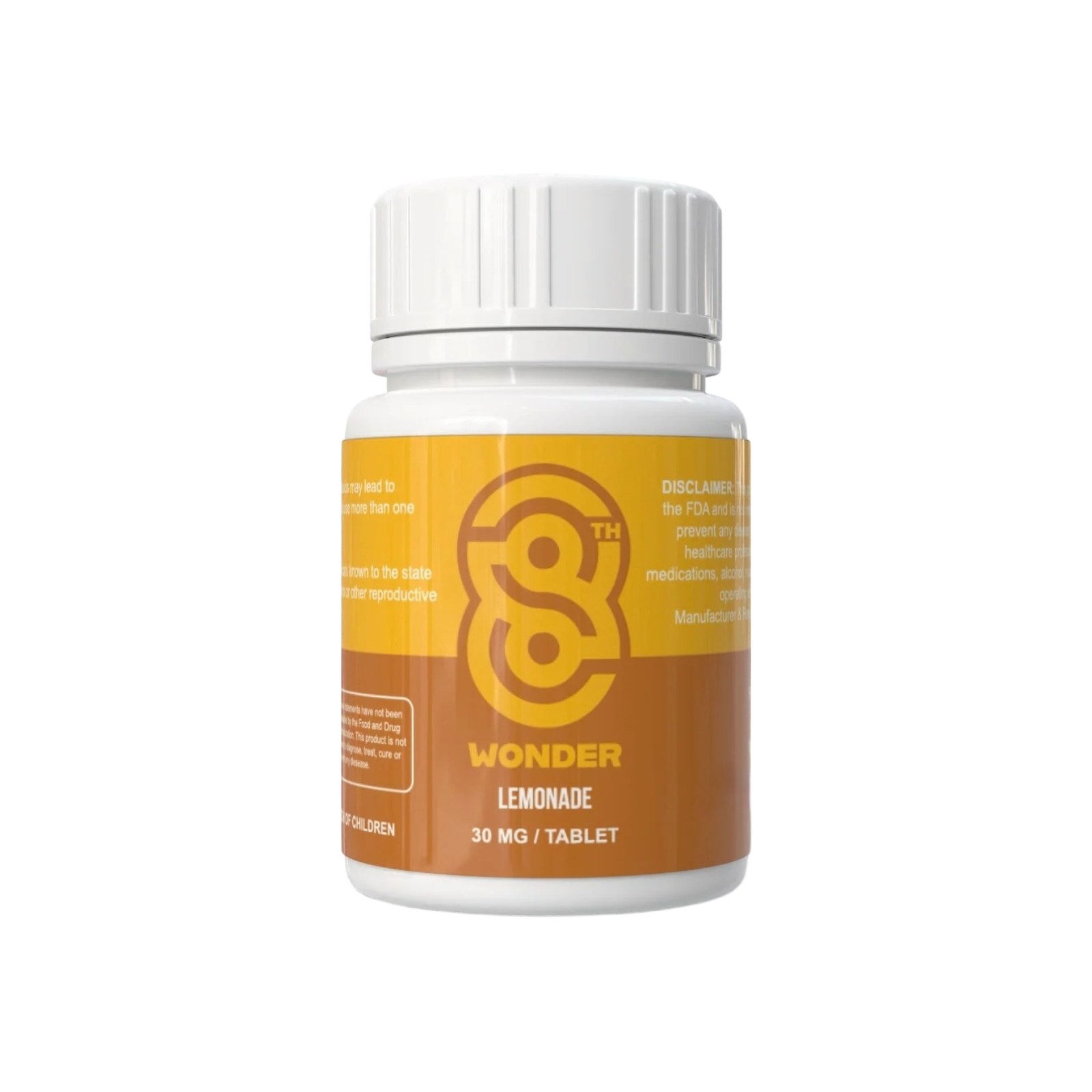 Lemonade | 30mg Kratom Tablets | 10 Count Jar