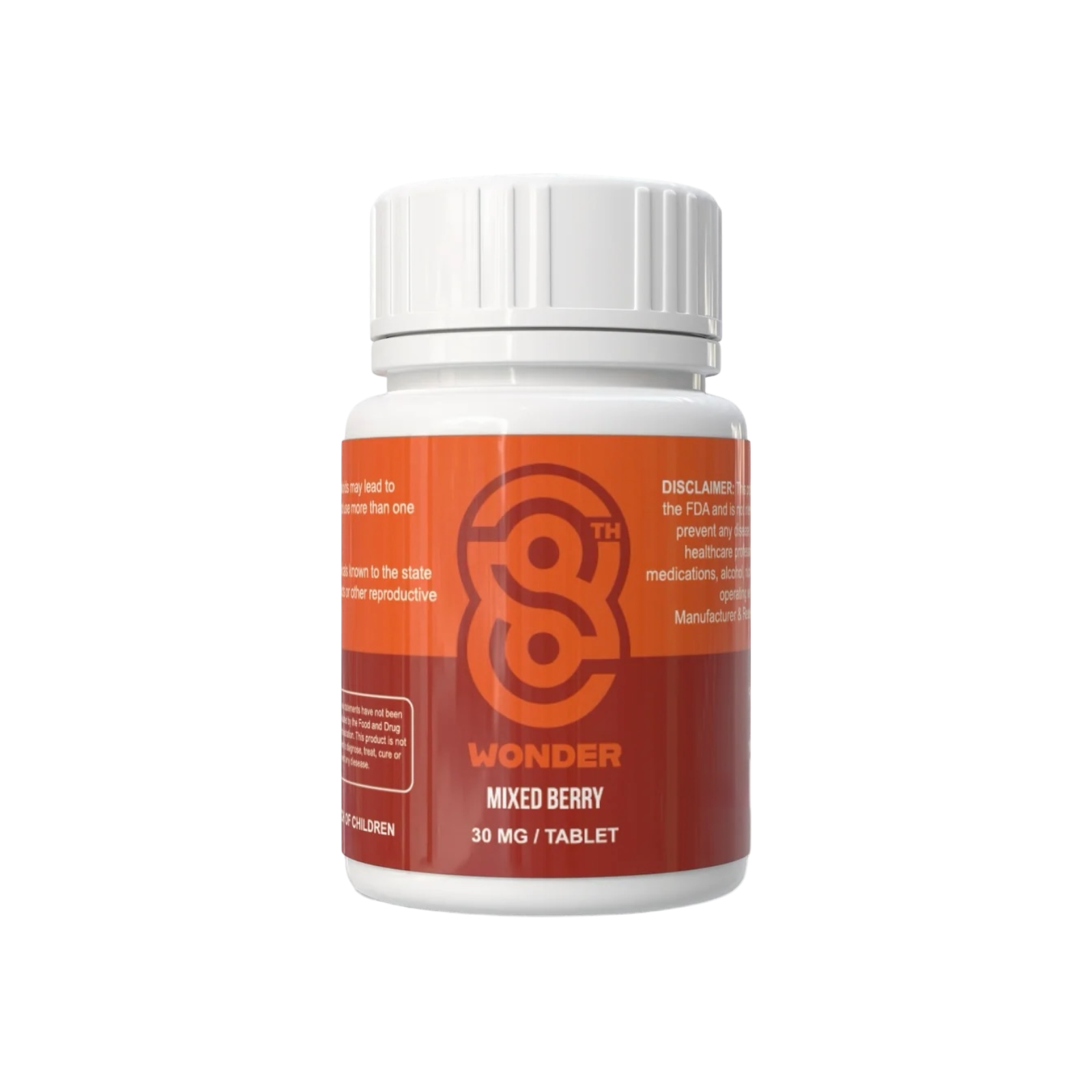 Mixed Berry | 30mg Kratom Tablets | 10 Count Jar