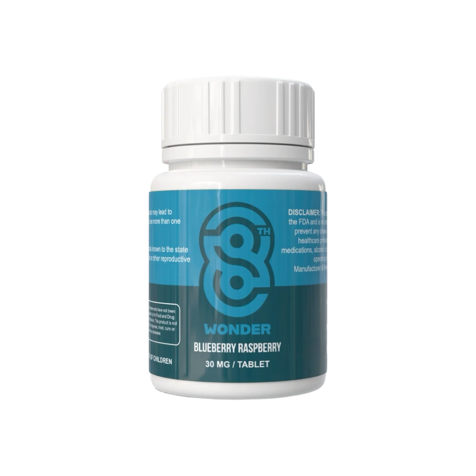 Blueberry Raspberry | 30mg Kratom Tablets | 10 Count Jar