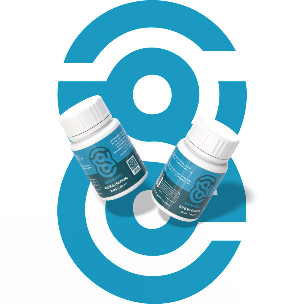 Blueberry Raspberry | 30mg Dihydro-Mitragynine Kratom Tablets | 10 Count Jar