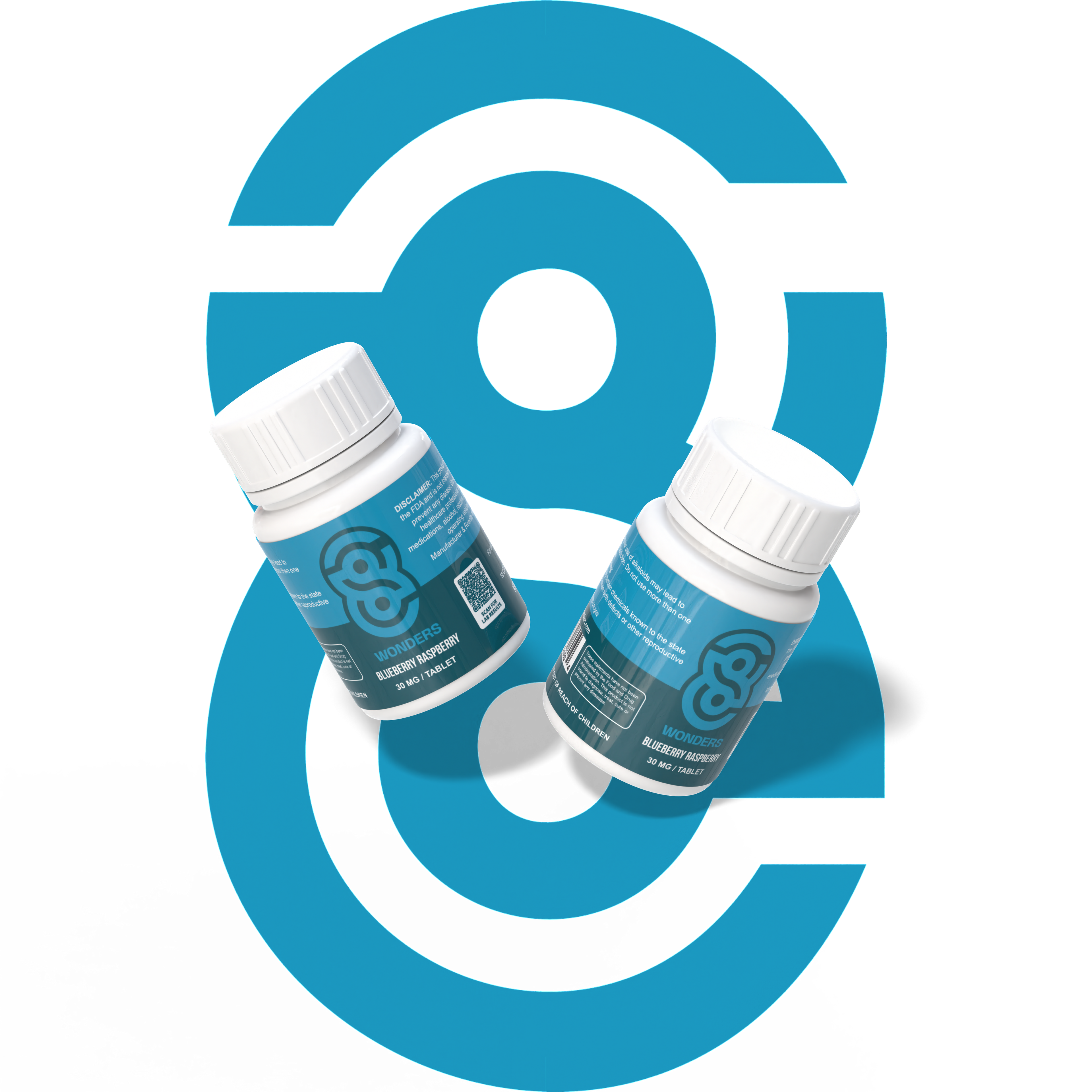 Blueberry Raspberry | 30mg Kratom Tablets | 10 Count Jar