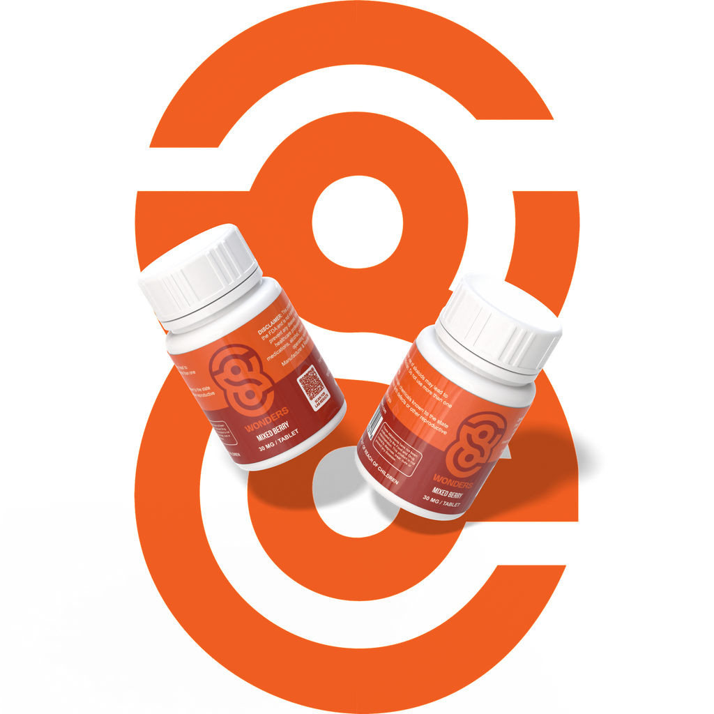 Mixed Berry | 30mg Dihydro-Mitragynine Kratom Tablets | 10 Count Jar